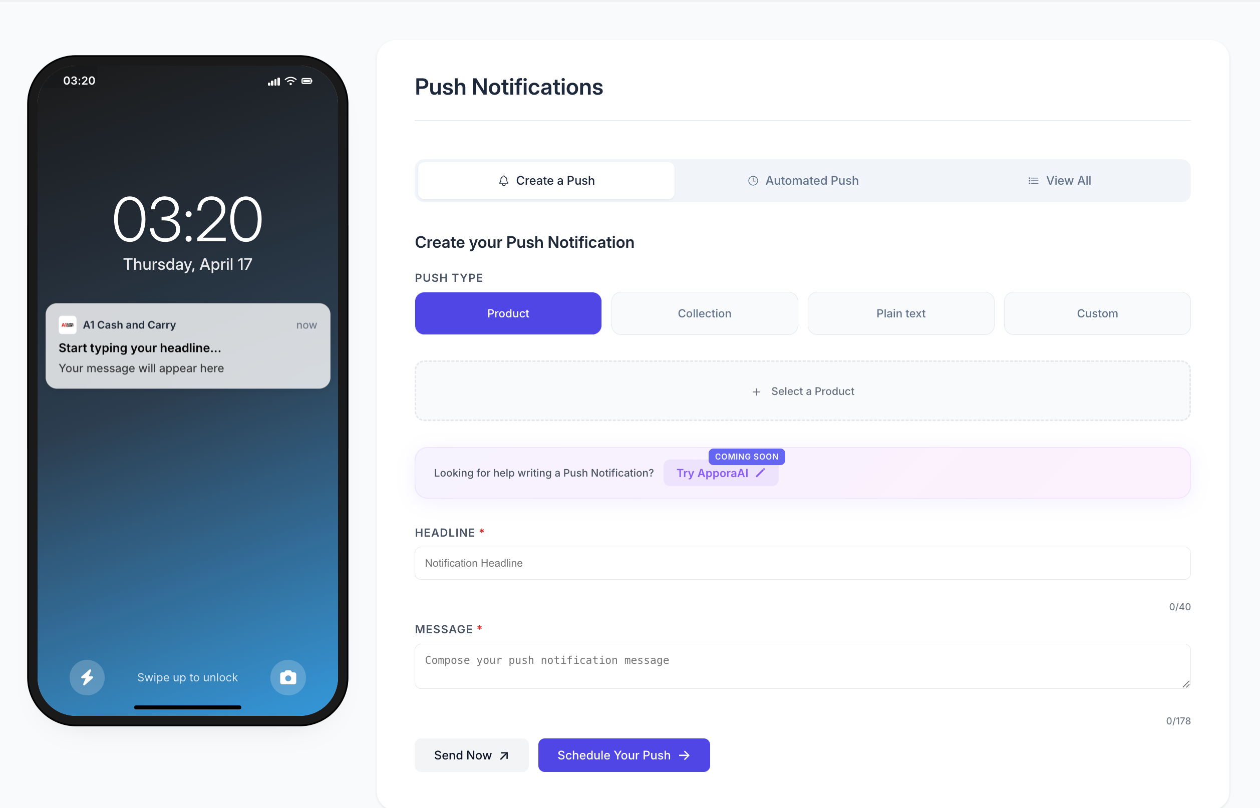 Automated Push Notifications